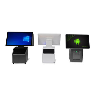 Supermercato Registro di cassa 11,6 pollici Touch Screen incorporato Stampa termica da 80 mm inclusa