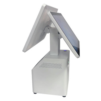 Supermercato Bimi Sistema POS Windows a doppio schermo da 14 pollici con stampante termica da 58 mm/80 mm