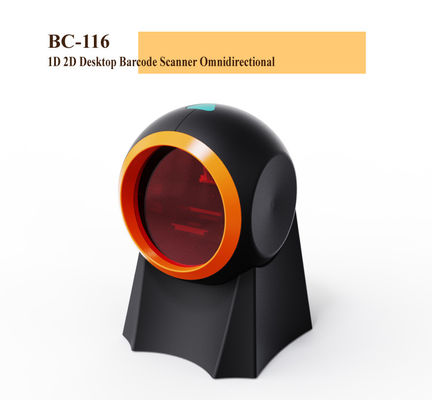 2D Omnidirectional Desktop Barcode Scanner Piattaforma cablata per la lettura rapida nel supermercato