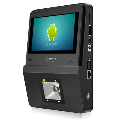 Verificatore self-service Android OS da 5 pollici con scanner di codici a barre 2D /Retail ROHS certificato