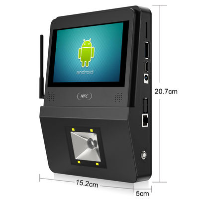 Verificatore self-service Android OS da 5 pollici con scanner di codici a barre 2D /Retail ROHS certificato