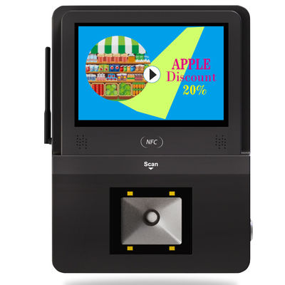 Verificatore self-service Android OS da 5 pollici con scanner di codici a barre 2D /Retail ROHS certificato
