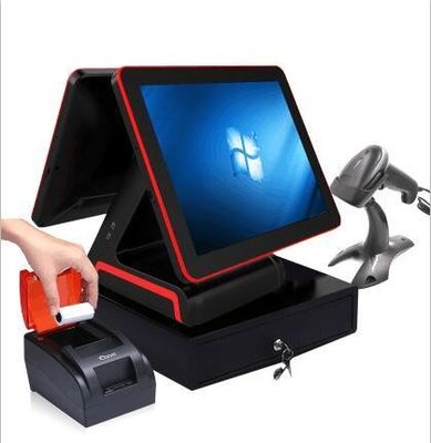 Terminale POS con stampante da 58 mm Display da 128 mm * 64 mm e cassettiere da 5 monete
