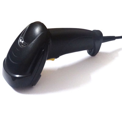 Scanner laser a barre 1D portatile per il commercio al dettaglio e per i supermercati in nero
