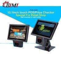 Supermercato Controllore touch screen da 10,1 pollici con scanner a codici a barre integrato e SSD 16G