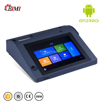 Capacità del disco rigido 8G Bimi Registro di cassa elettronico tutto in un POS con sistema Android