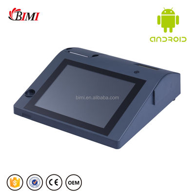 Capacità del disco rigido 8G Bimi Registro di cassa elettronico tutto in un POS con sistema Android