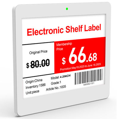 Bimi 4.9inch Digital E-paper Display Etichetta elettronica dello scaffale per i supermercati Windows OS