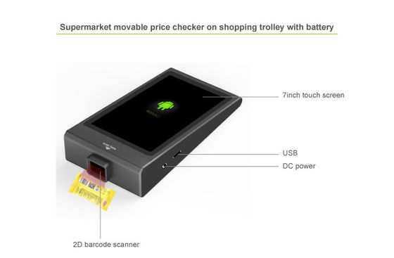 Controllo prezzi Chiosco self-service con memoria flash 16G e touch screen capacitivo