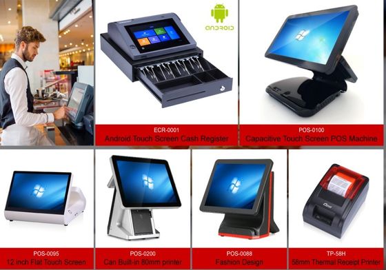 2048 Sistema POS all-in-one per membri VIP con tecnologia di stampa termica da 58 mm o 80 mm