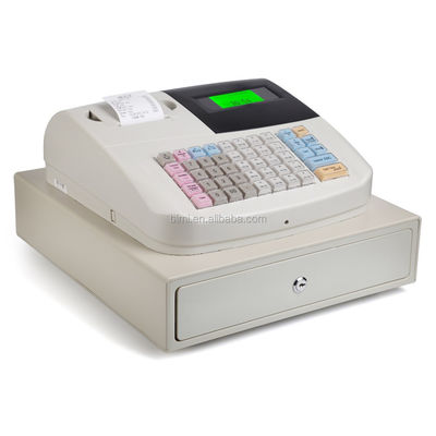 Registratore di cassa portatile bianco con stampante 58 mm e software di cassa