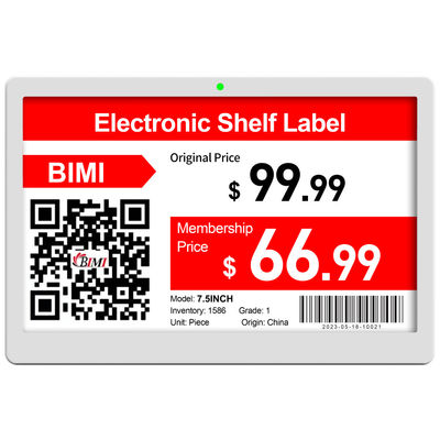 Supermercato Scaffale elettronica Tag E-paper Eink a tre colori Display gratuito SDK incluso