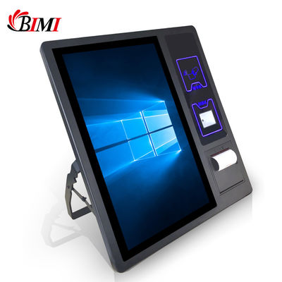Bimi 21,5 pollici Self-Payment Kiosk con touch screen, stampante termica e scanner 2D