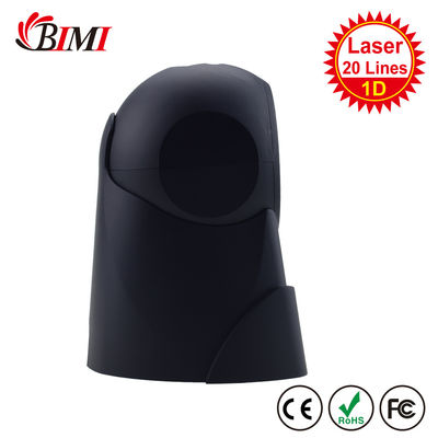 Scanner di codici a barre portatile 1D Wired desktop con lettore di codici a barre laser a 20 righe