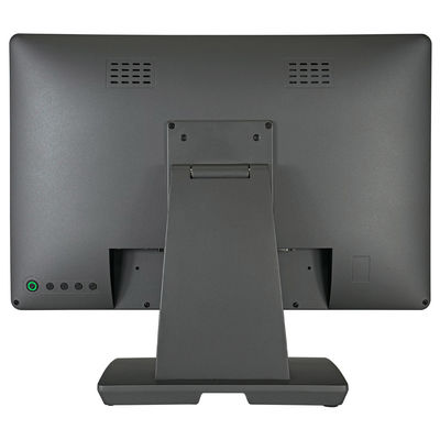 Grigio scuro 19 pollici Mural-montato in alluminio legata touch screen POS PC per le imprese