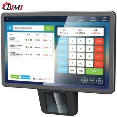 POS Android a contatto capacitivo con scanner laser integrato per la cassa dei supermercati