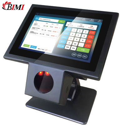 Supermercato negozio 10.1inch Android 7.1 Sistema SSD 8G Touch Screen POS con scanner di codici a barre Bimi