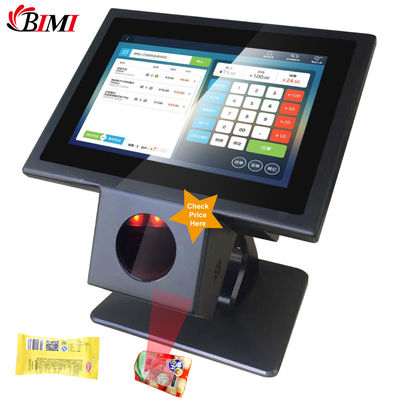 Supermercato negozio 10.1inch Android 7.1 Sistema SSD 8G Touch Screen POS con scanner di codici a barre Bimi