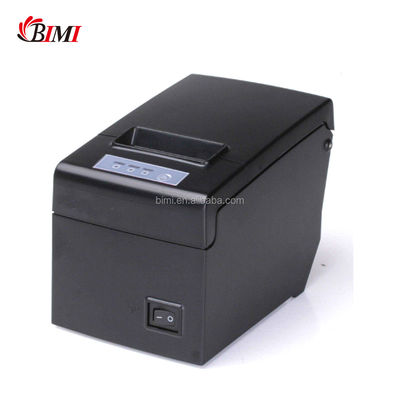 Bimi Compact 58 mm POS Termic Receipt Printer con adattatore integrato in bianco e nero
