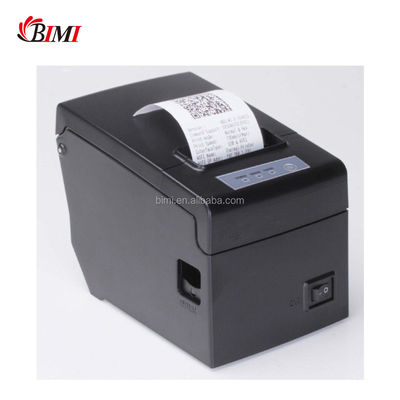 Bimi Compact 58 mm POS Termic Receipt Printer con adattatore integrato in bianco e nero
