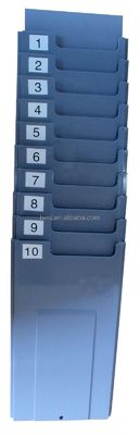 Tenitore di schede ABS grigio o bianco per TS10 Time Recorder Gestione del tempo semplificata