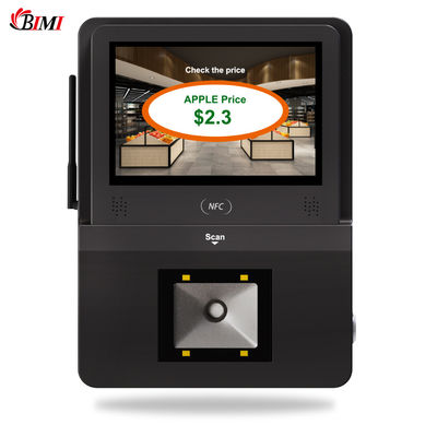 Terminale informativo touch screen da 5 pollici con scanner di codici a barre integrato ed efficienza