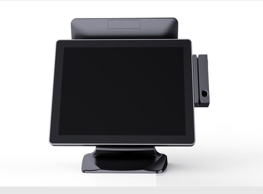 TPV EPOS 15 pollici cassa con 128G SSD e touch screen su supporto in alluminio