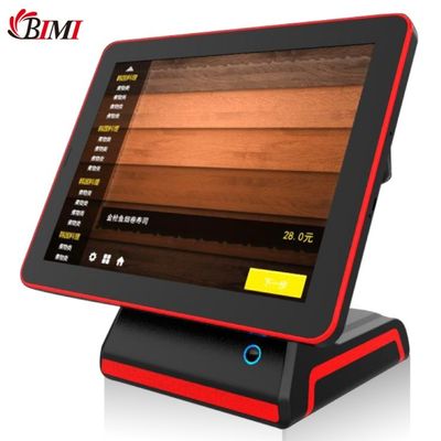POS da 15 pollici per ristoranti negozi di abbigliamento negozi di libri bianco/nero J1800/J1900/I5 CPU