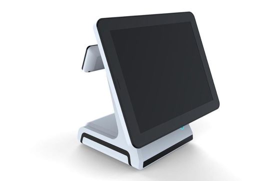 POS da 15 pollici per ristoranti negozi di abbigliamento negozi di libri bianco/nero J1800/J1900/I5 CPU