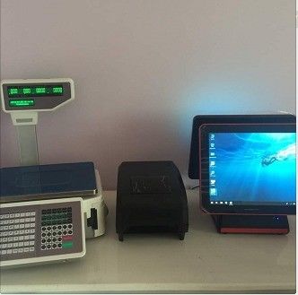 Windows 7/10 OS I5 15 pollici All in One Breeze Touch Screen POS PC/ TPV System Nero