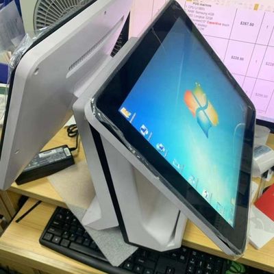 Potenti sistemi Bimi POS Bianco/Nero Windows 7 EPOS con SSD 128G e CPU Intel J1800