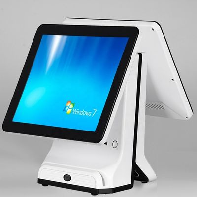 Potenti sistemi Bimi POS Bianco/Nero Windows 7 EPOS con SSD 128G e CPU Intel J1800